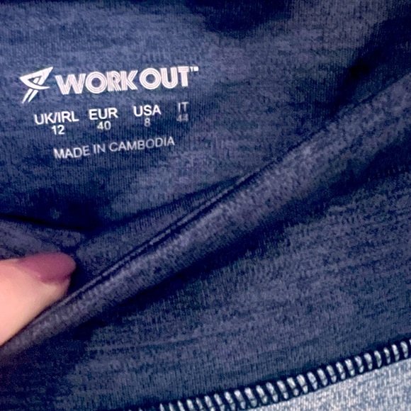 Like New!   Super cute multi colored exercise tights. - Picture 2 of 3